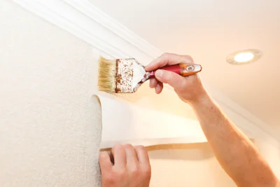 Pose de papier peint à Godewaersvelde — revêtements muraux et toiles de verre